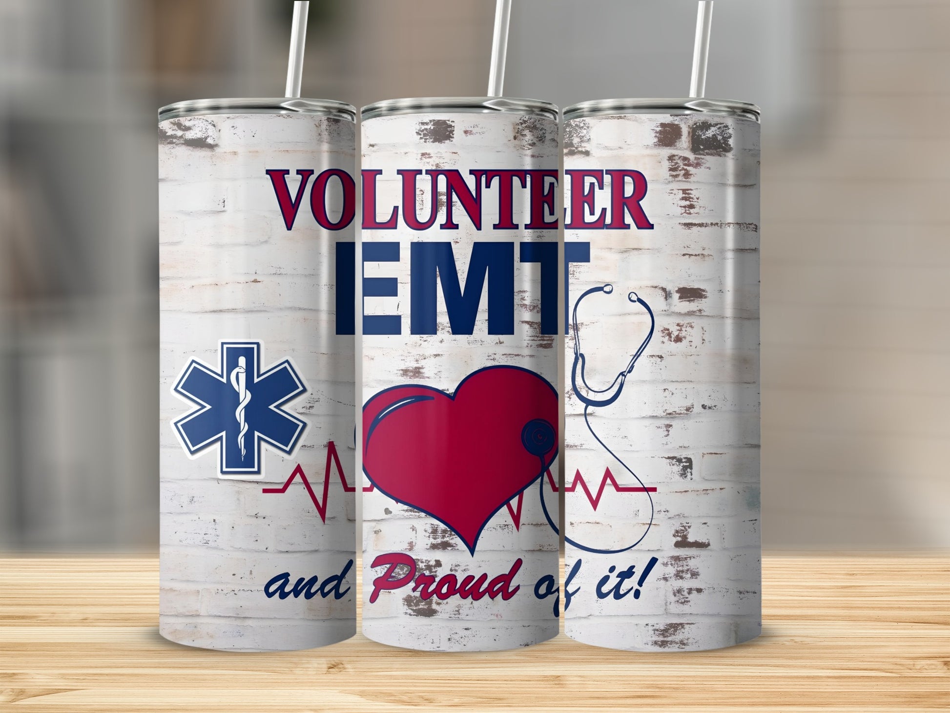 Volunteer EMT and Proud Of It Tumbler Cup
