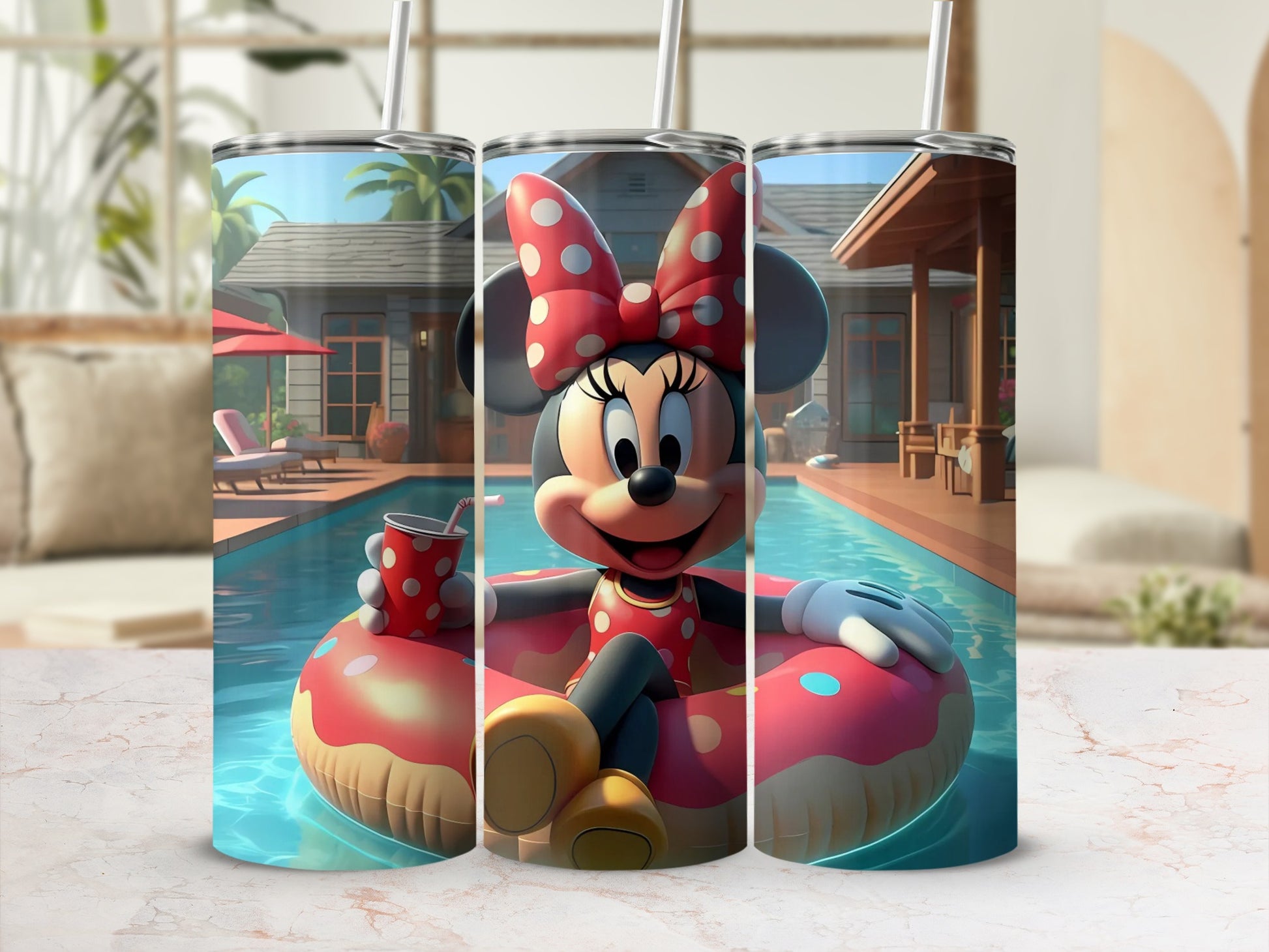 Minnie Mouse Poolside Fun Tumbler Drinkware