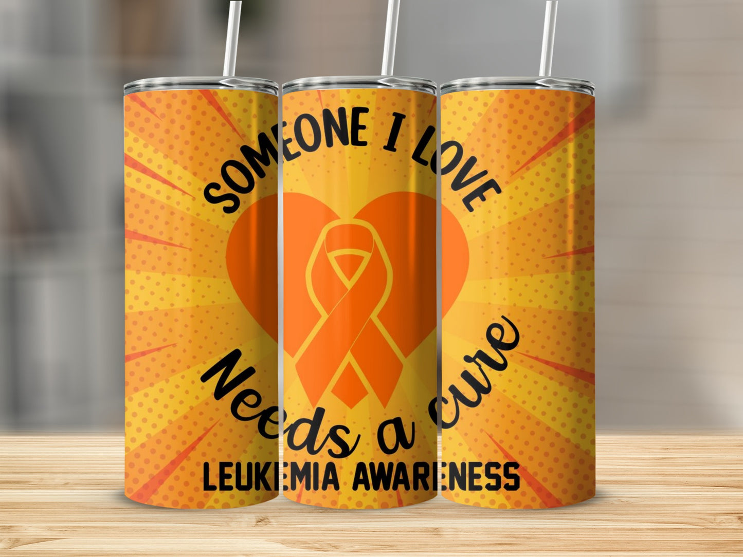 Someone I Love Needs A Cure Leukemia Awareness Tumbler