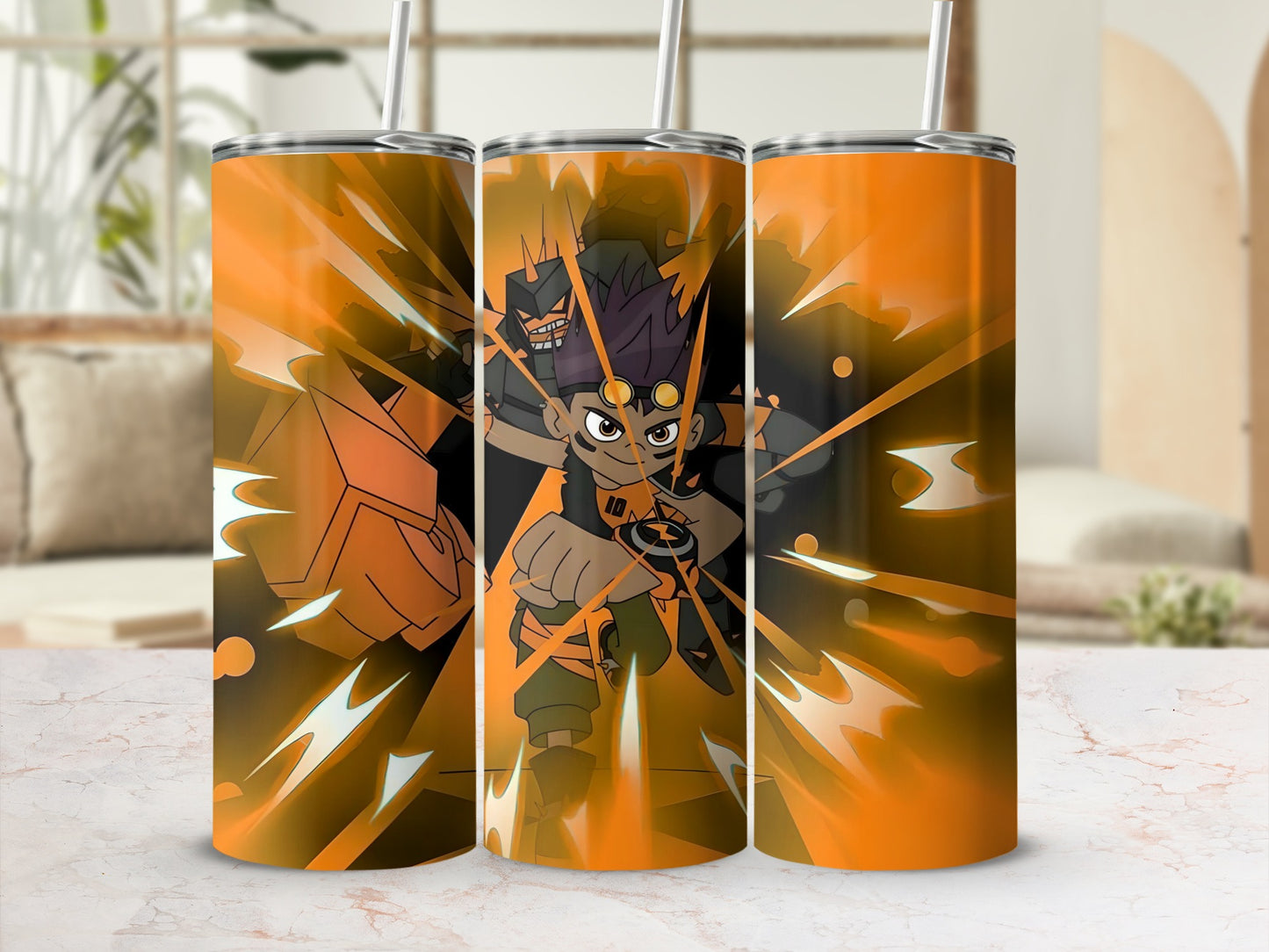 Animated Character Double-Walled Stainless Steel Tumbler