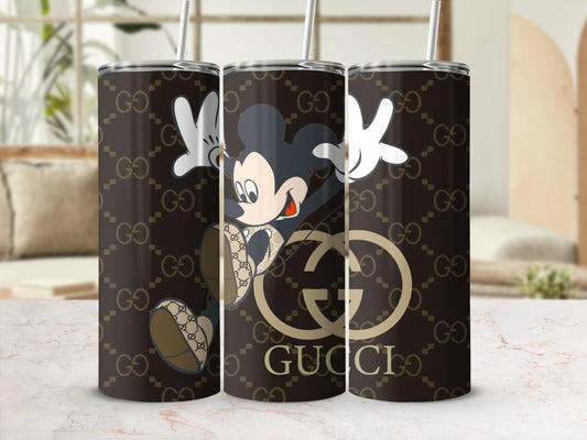 Mickey Mouse Gucci Branded Stainless Steel Tumbler