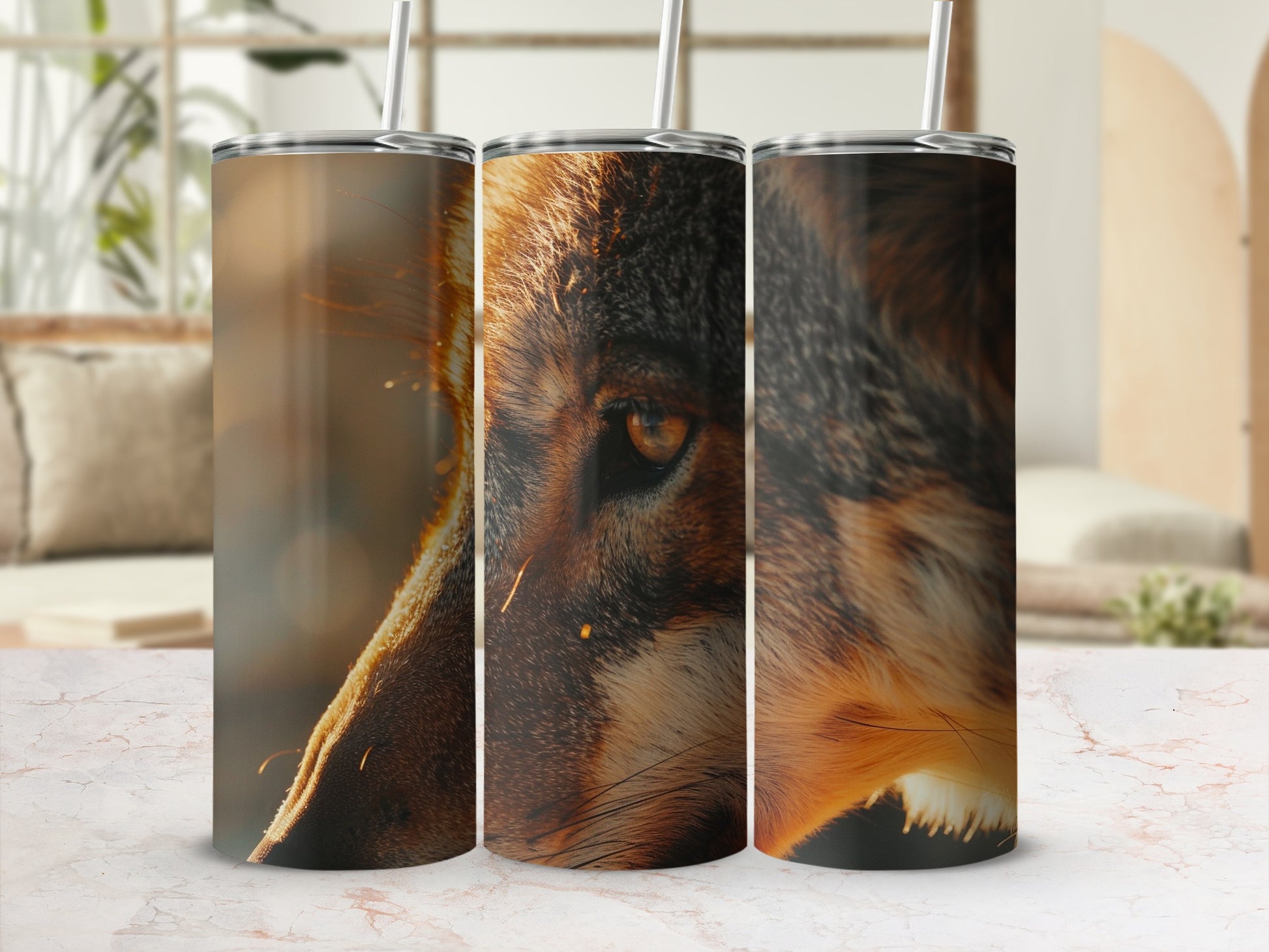 Wolf eye closeup animal wildlife brown fur tumbler product type
Wolf
Animal
Wildlife
Tumbler
Drinkware
Nature
Wilderness
Canine
Predator
Forest
Eye
Fur
Beast
Unique design
Insulated cup
Travel mug
Rustic
Animal art
Gift idea
Outdoors