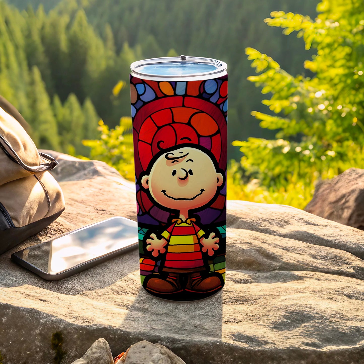 Colorful Character Design Stainless Steel Tumbler