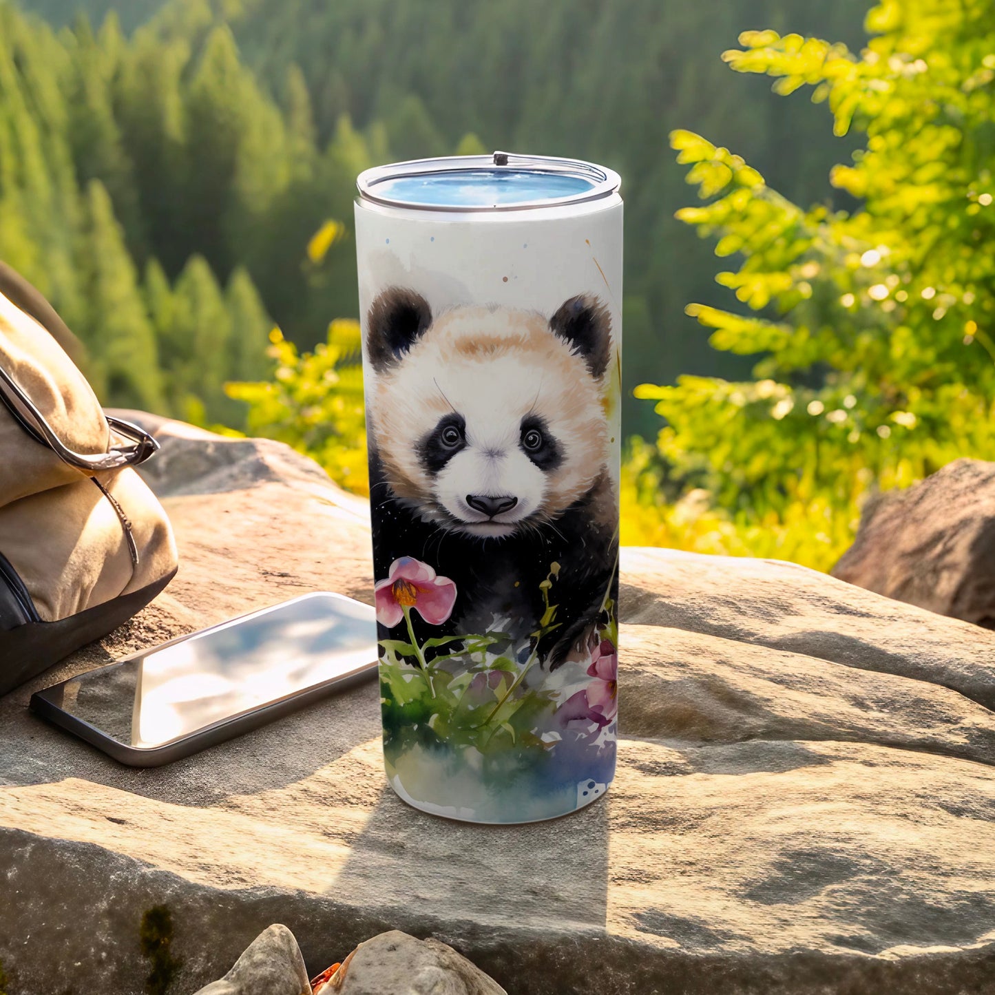 Adorable Baby Panda Watercolor Art Flowers Tumbler product type
Panda, Baby Panda, Watercolor Art, Tumbler, Travel Tumbler, Animal Design, Cute Wildlife, Nature Inspired, Outdoor Gear, Forest Graphic, Drink Container, Beverage Ware, Portable Hydration, Artistic Illustration, Floral Pattern, Animal Lover, Panda Theme, Adorable Creature, Custom Tumbler, Scenic Drinkware