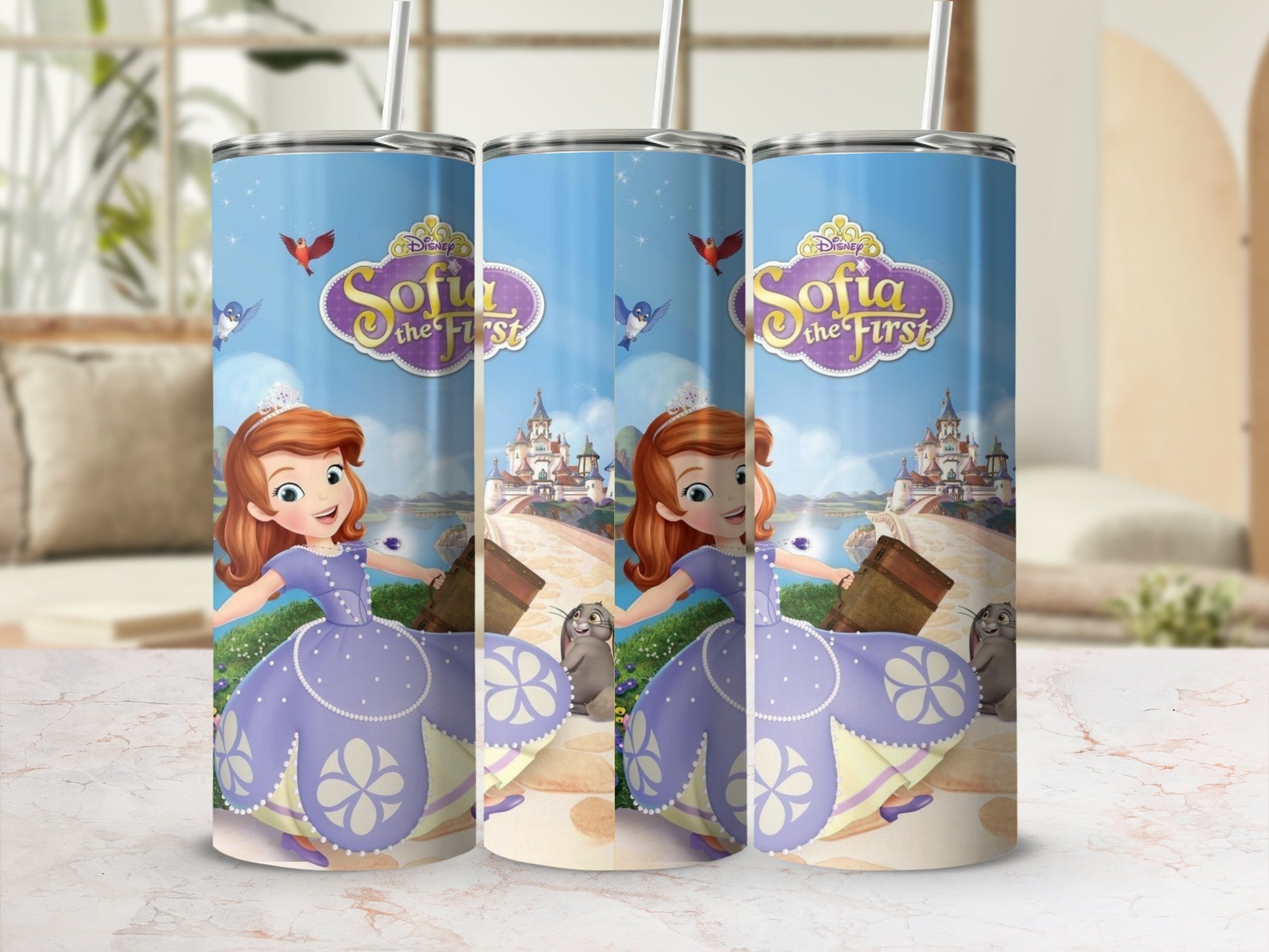 Disney Sofia the First Princess Design Tumbler Cup