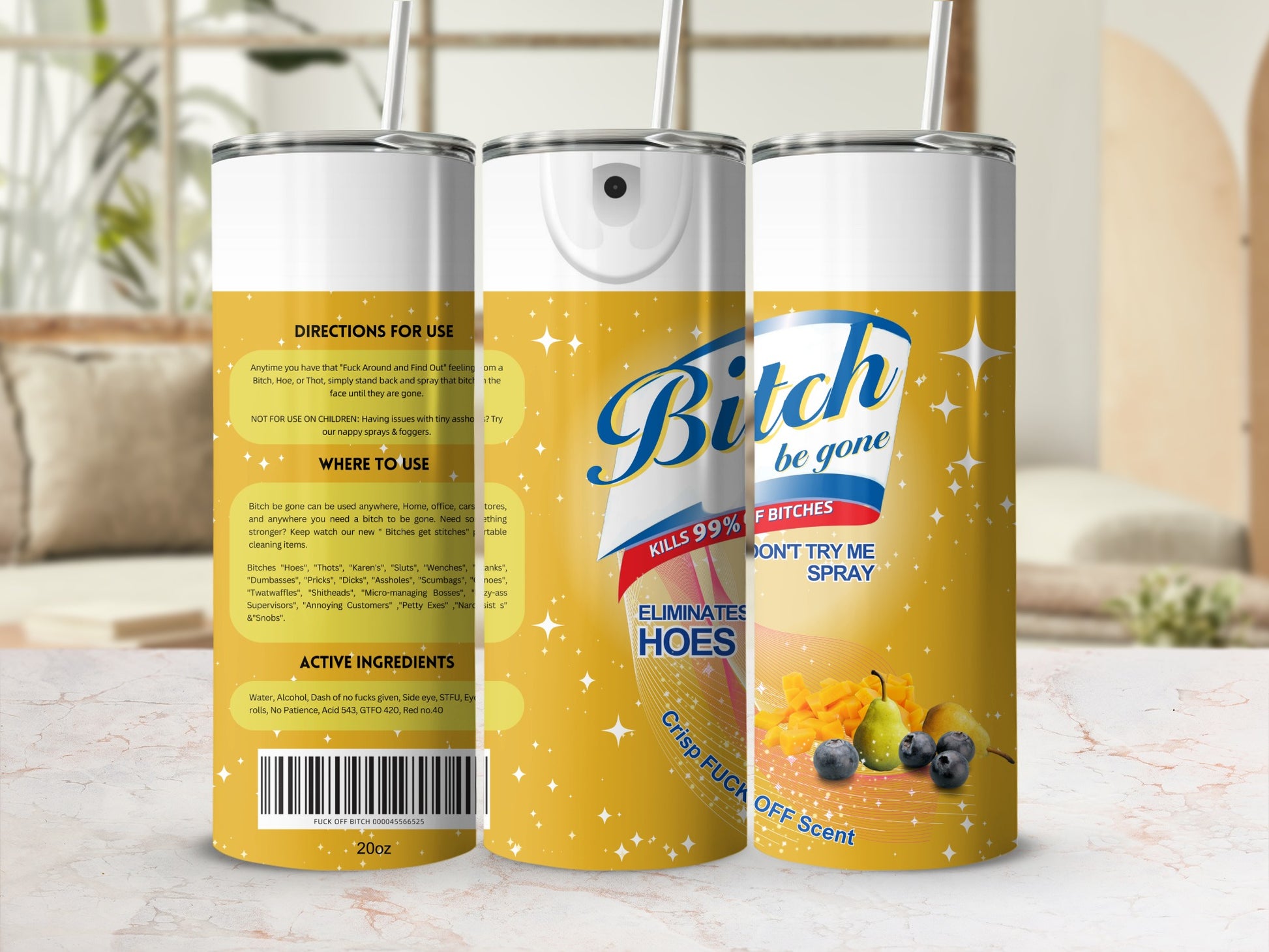 Bitch Be Gone Kills 99 Percent Of Bitches Spray