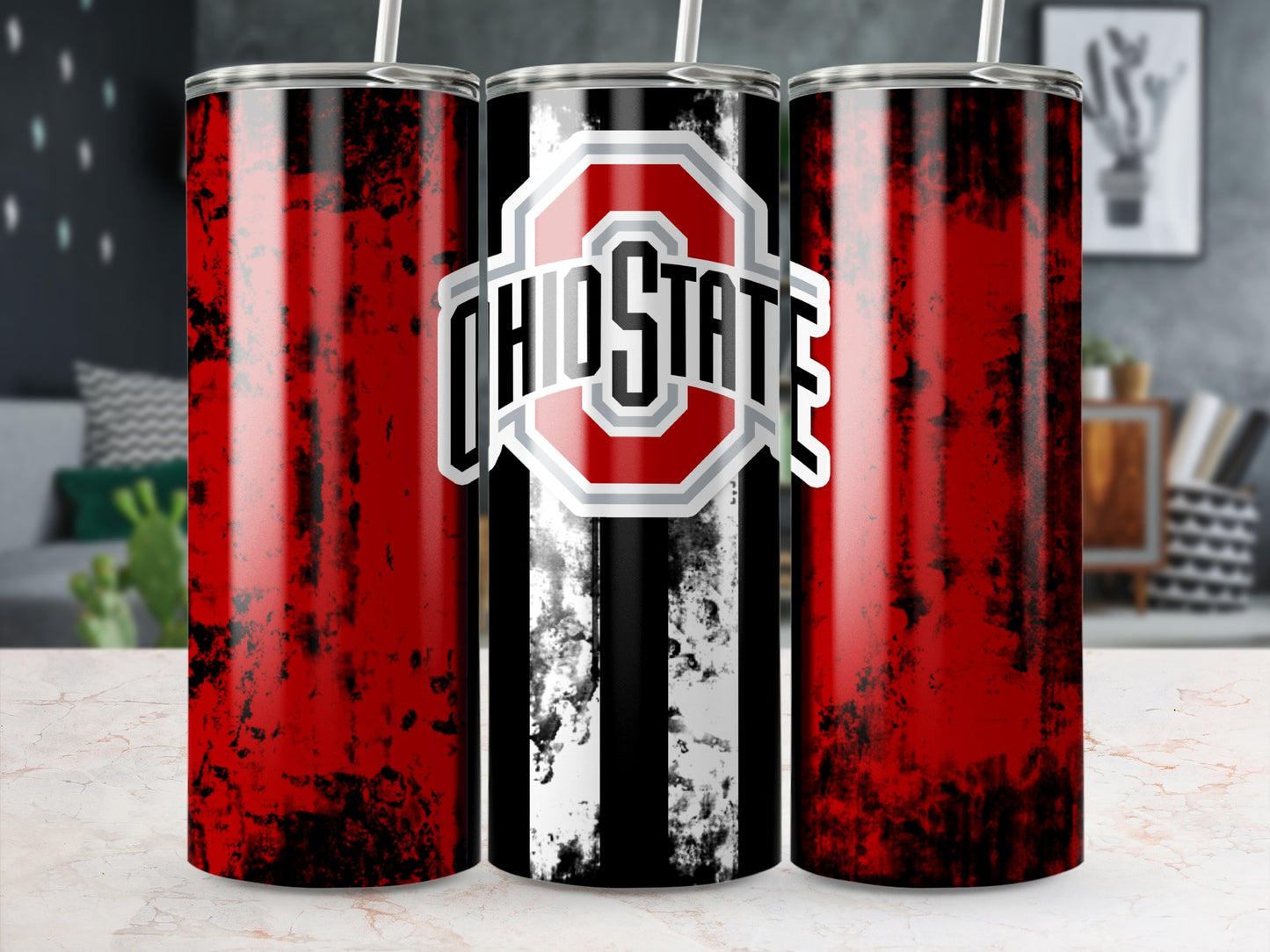 Ohio State Logo Modern Design Tumbler Cup
