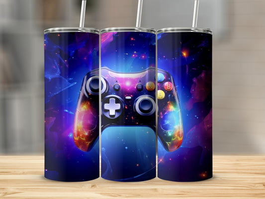 Futuristic Gamer Themed Insulated Tumbler Product