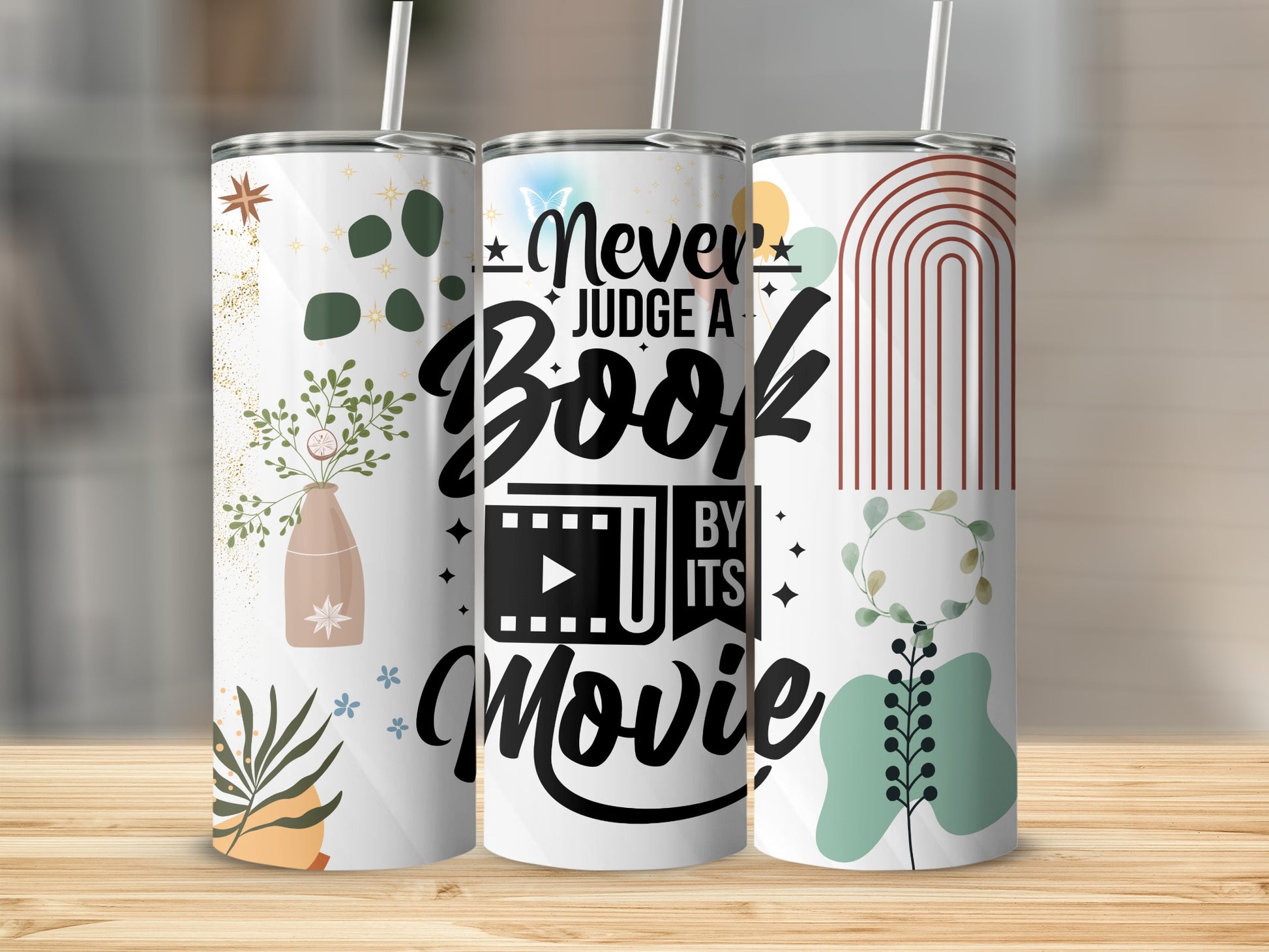 Never Judge A Book By Its Movie Design Tumbler