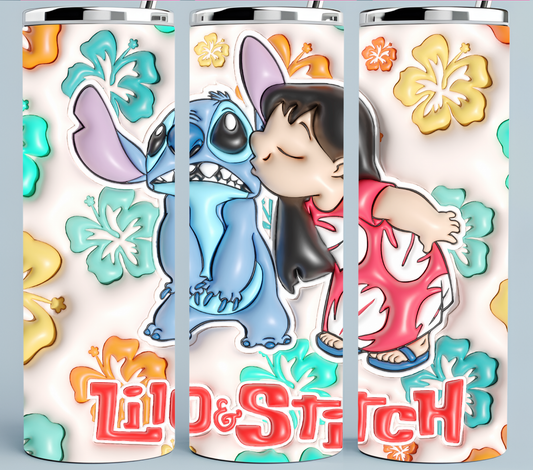 Lilo and Stitch 3D Inflated tumbler