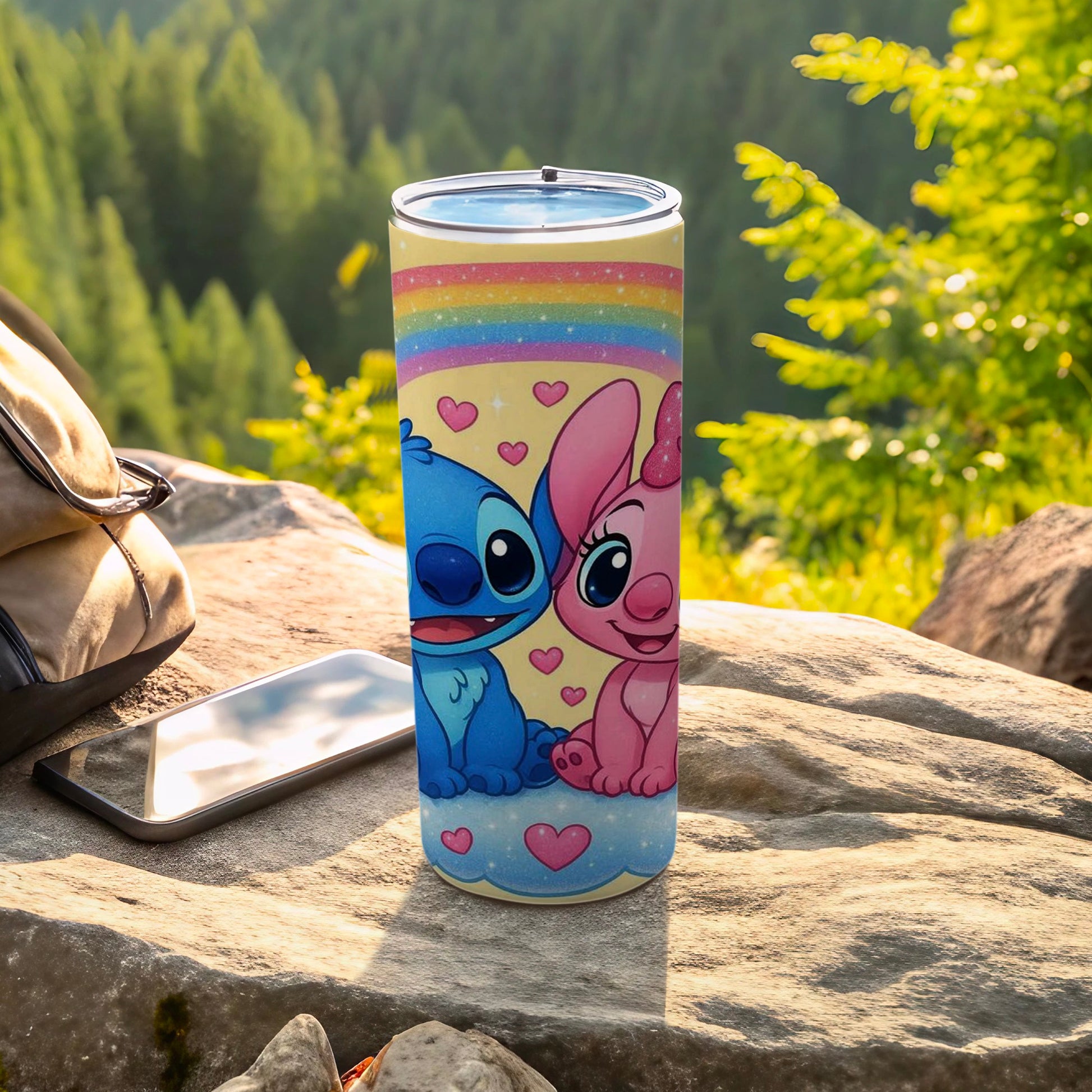 Adorable Cartoon Characters Insulated Travel Tumbler