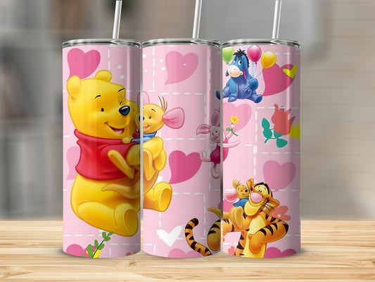 Delightful Winnie the Pooh and Friends Tumbler Cup