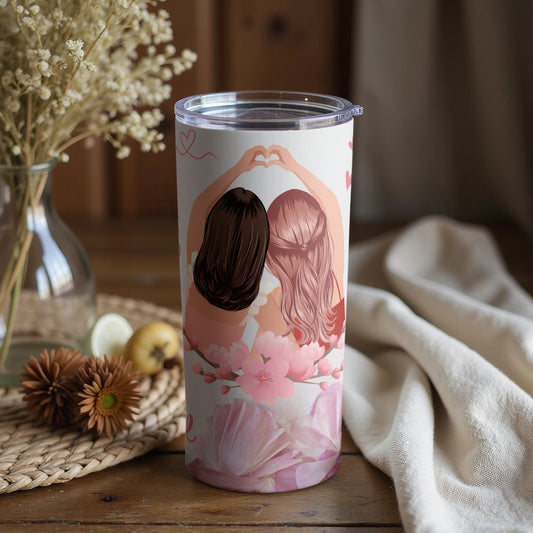 Friends Embracing Each Other Artistic Tumbler