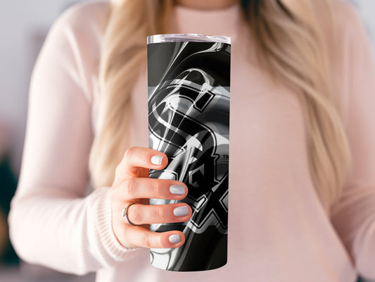 Black and White Chicago Baseball Team Graphic Tumblers