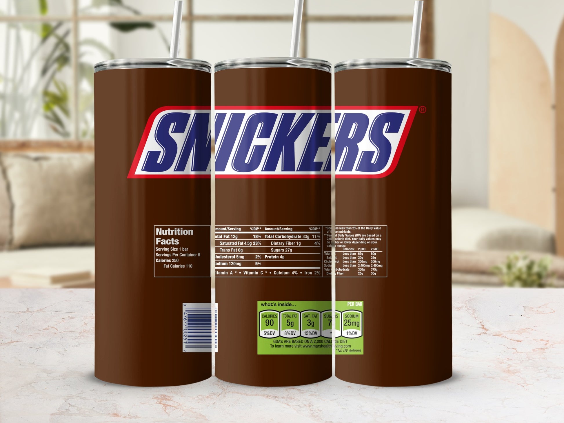 SNICKERS CALORIES TOTAL FAT SODIUM PER BAR product type