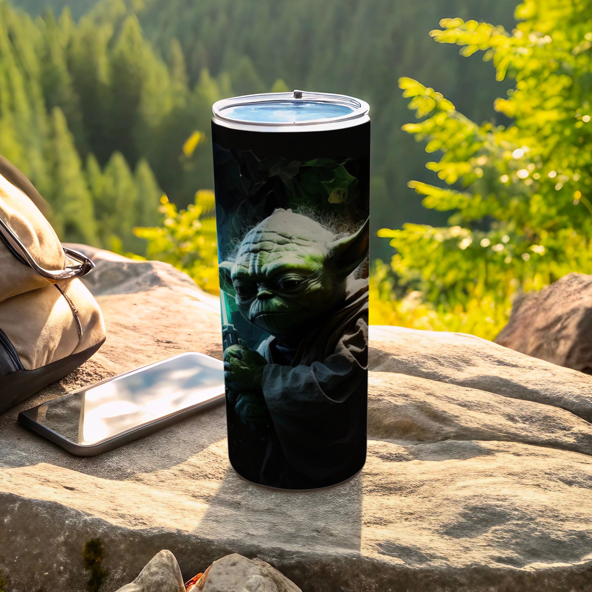 Yoda Jedi Master Lightsaber Design Tumbler product type