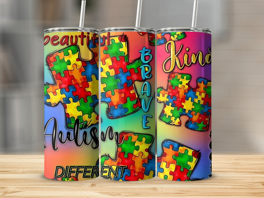 Beautiful Autism Different Brave Kind Product