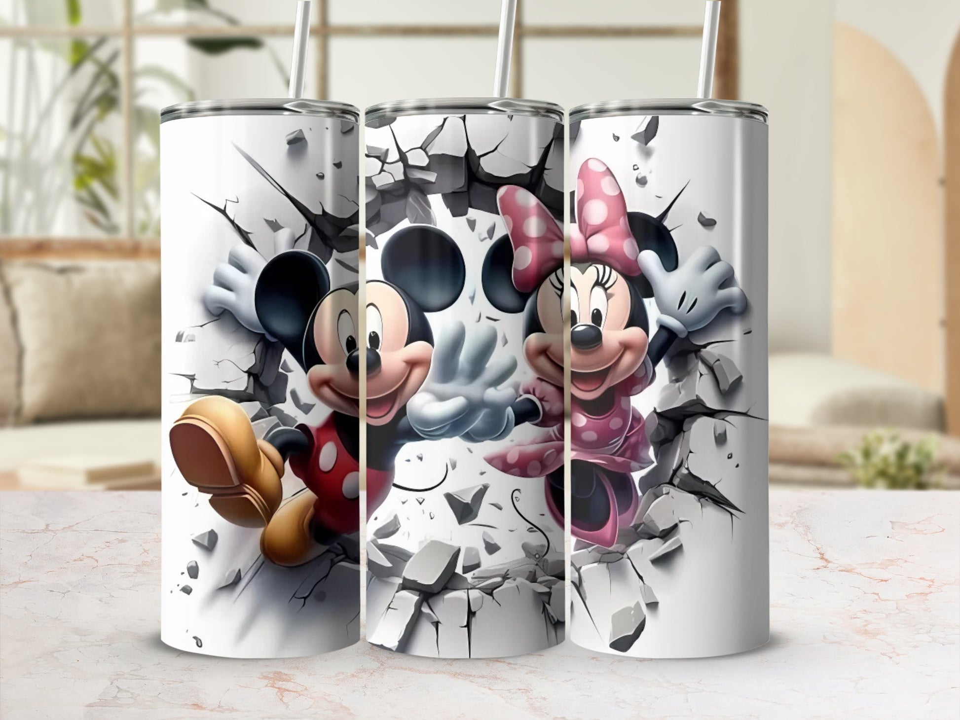 Mickey and Minnie Mouse Tumblers for Fans of Disney