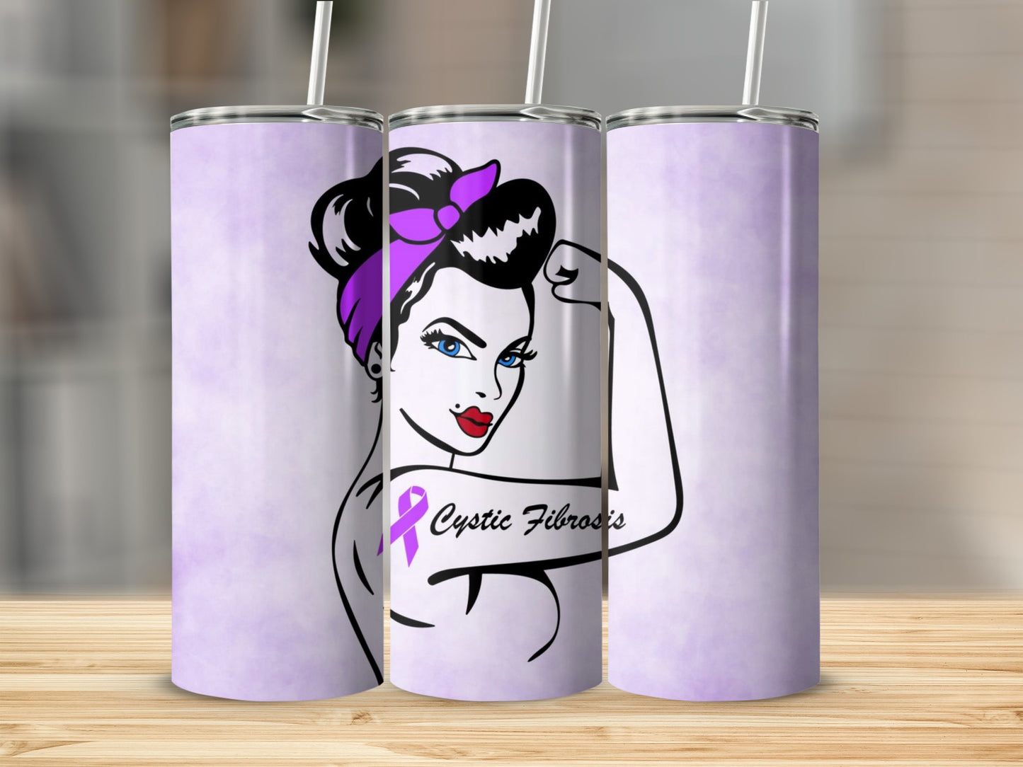 Cystic Fibrosis Awareness Tumbler Drinkware Product