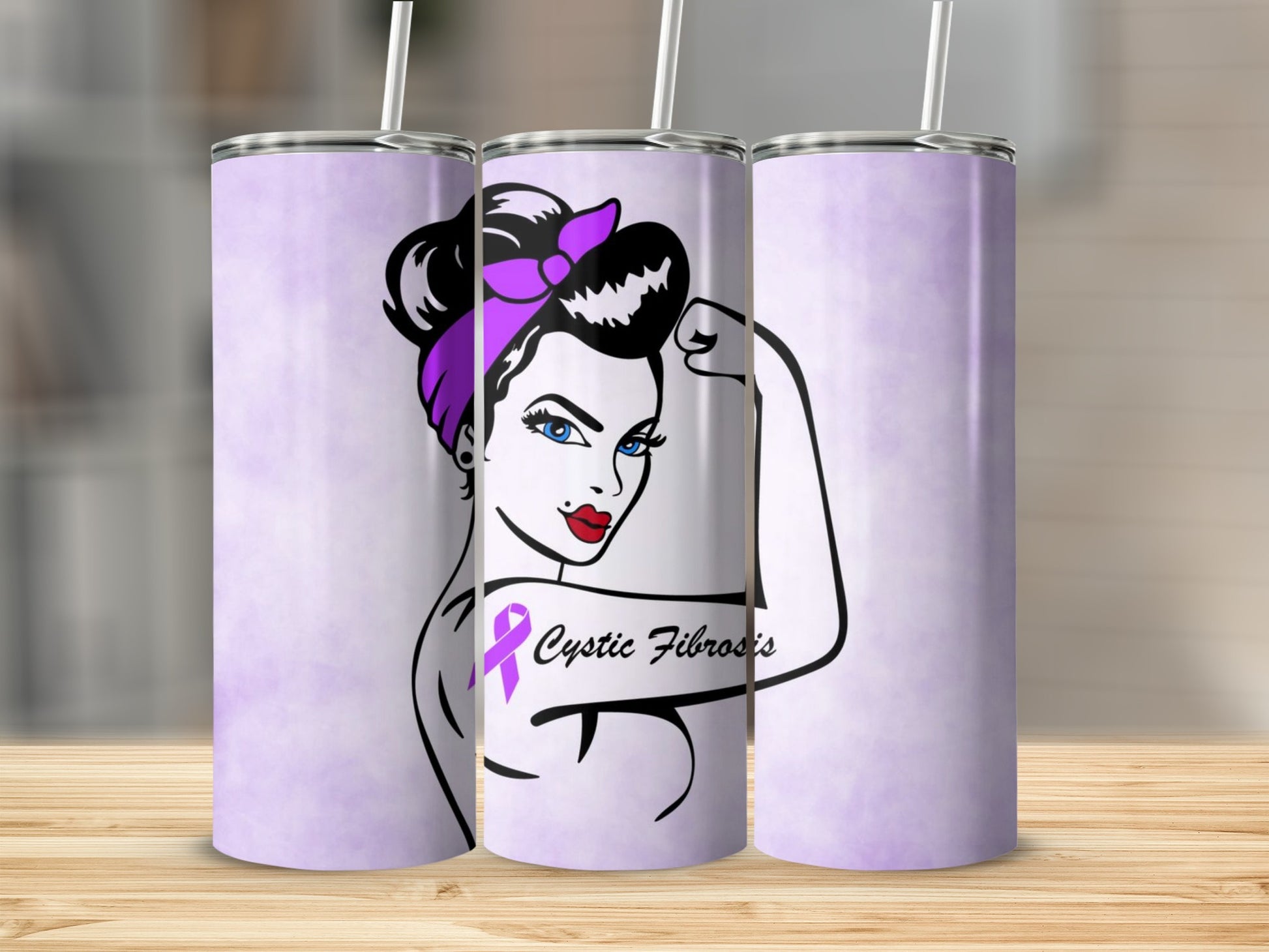 Cystic Fibrosis Awareness Tumbler Drinkware Product