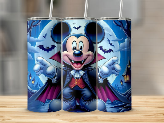 Halloween Vampire Mickey Mouse Themed Tumbler Cup