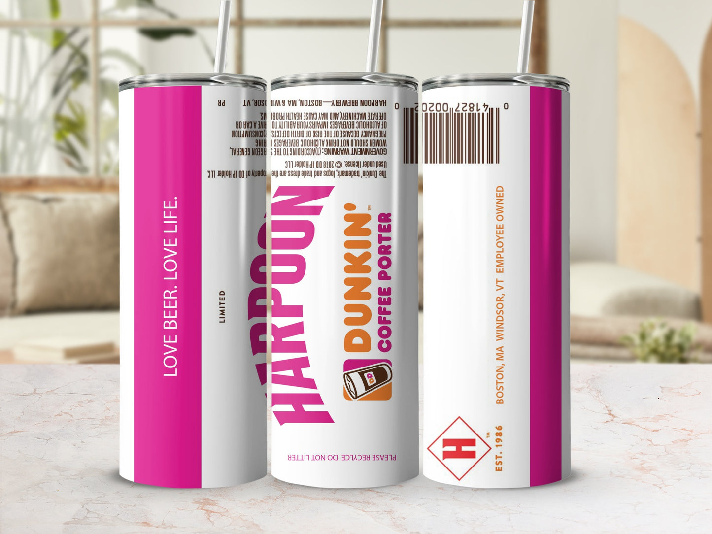 Harpoon Dunkin Coffee Porter LOVE BEER. LOVE LIFE. product type