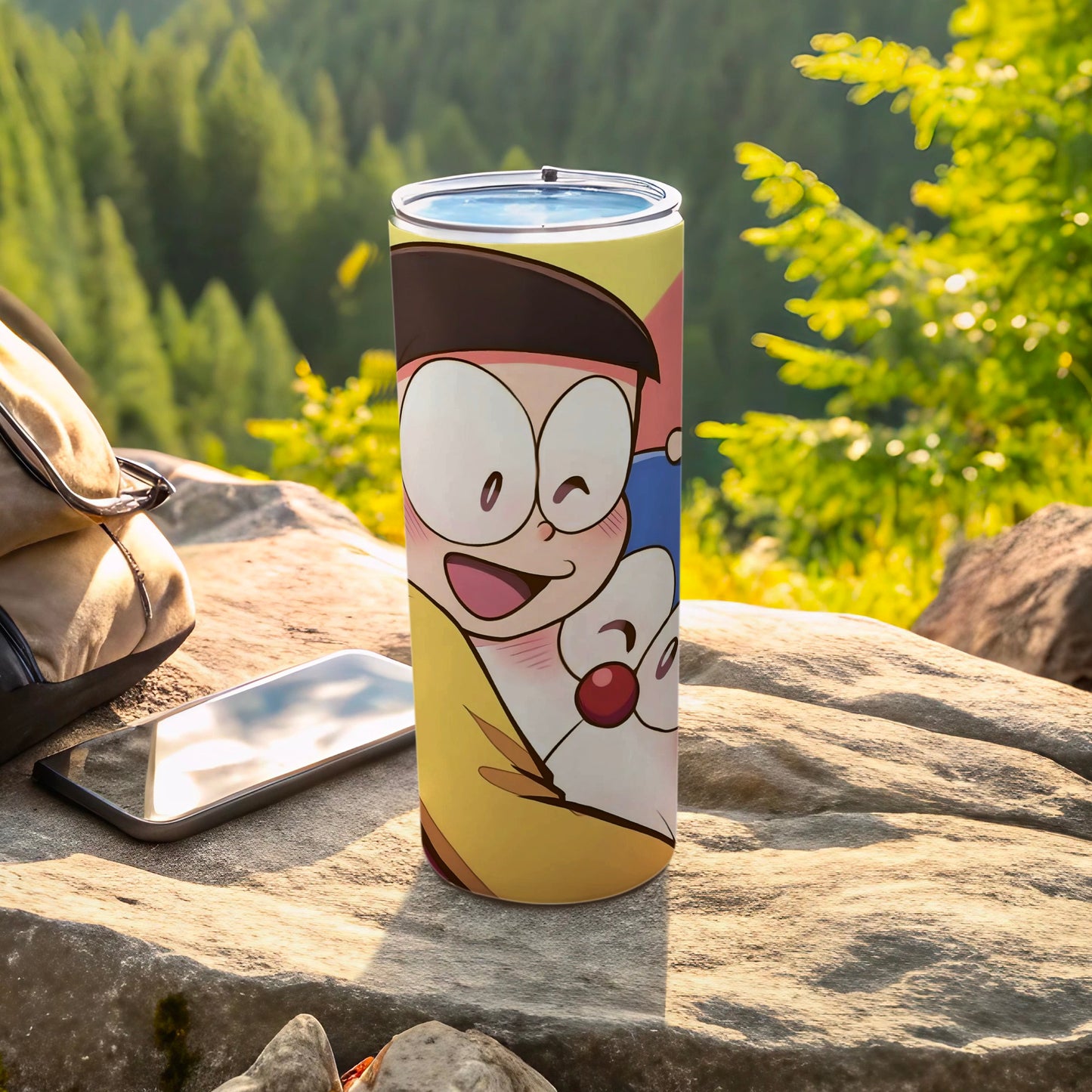 Cartoon Character Insulated Travel Mug for Outdoors