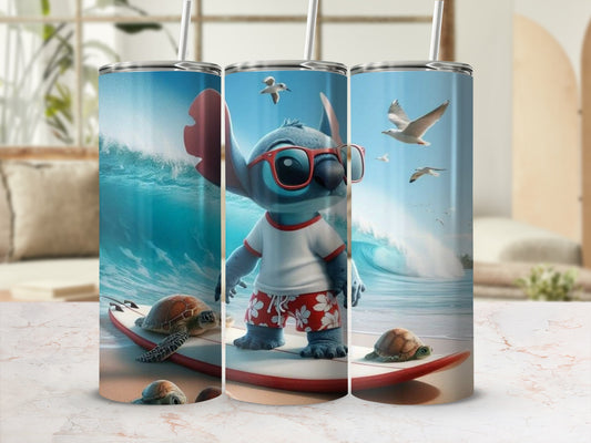 Cute Surfing Cartoon Character Design Tumbler