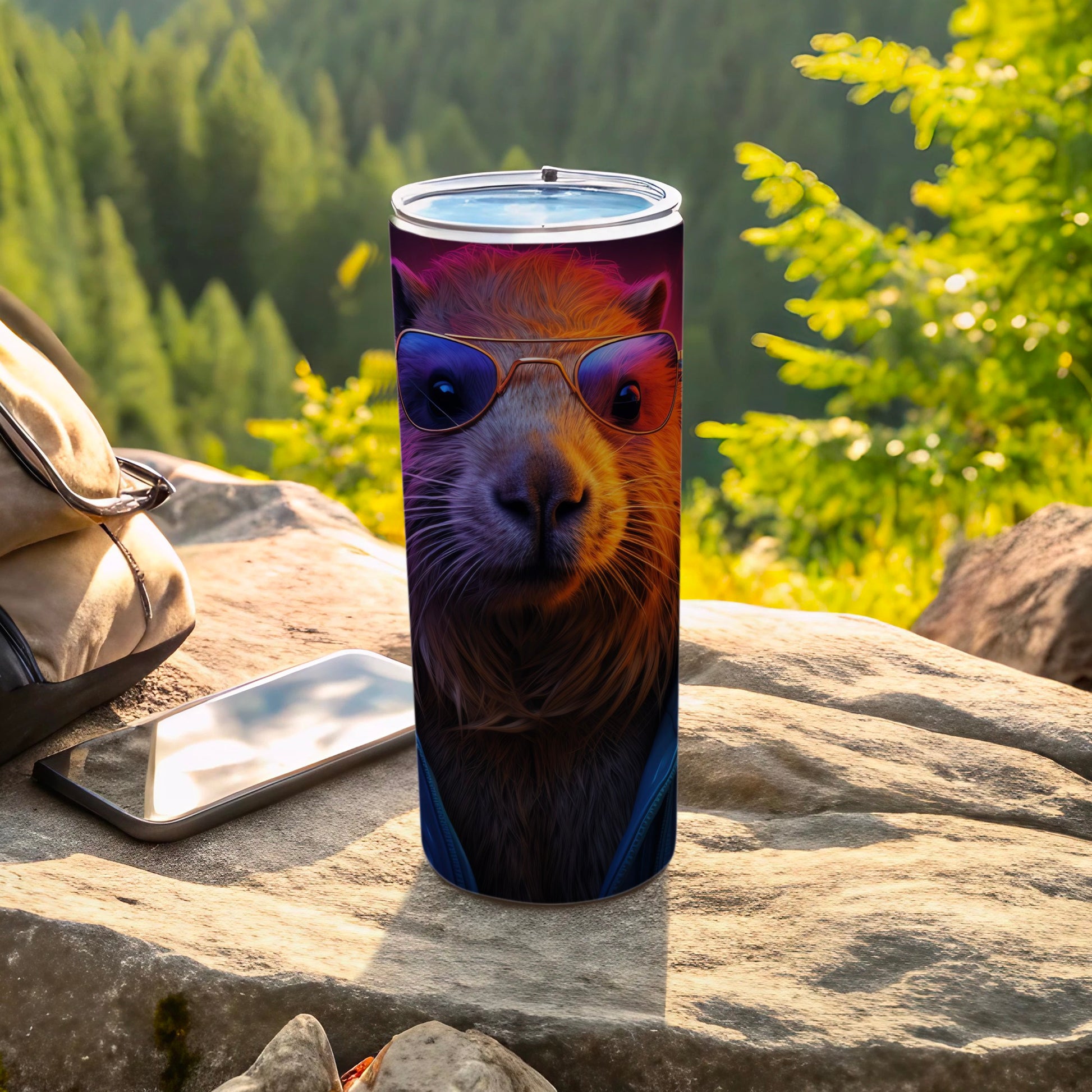 Hip animal shades insulated travel mug product type