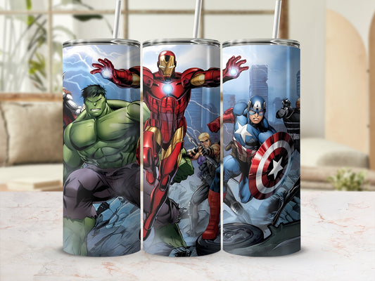 Avengers Characters Insulated Tumbler Cup