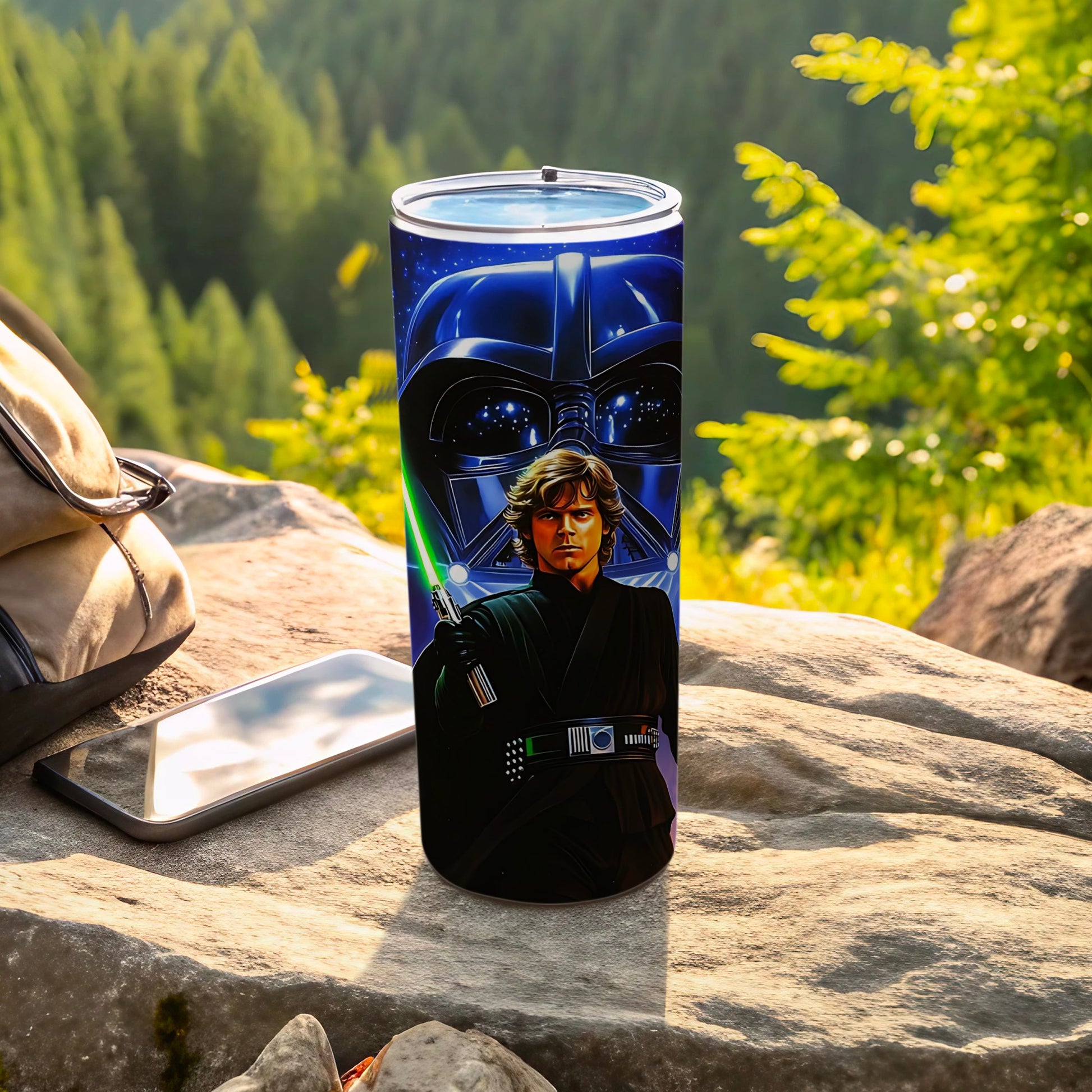 Luke Skywalker Darth Vader Starry Space Tumbler product type