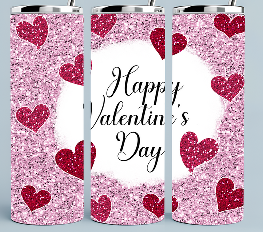 Valentine's Day tumbler