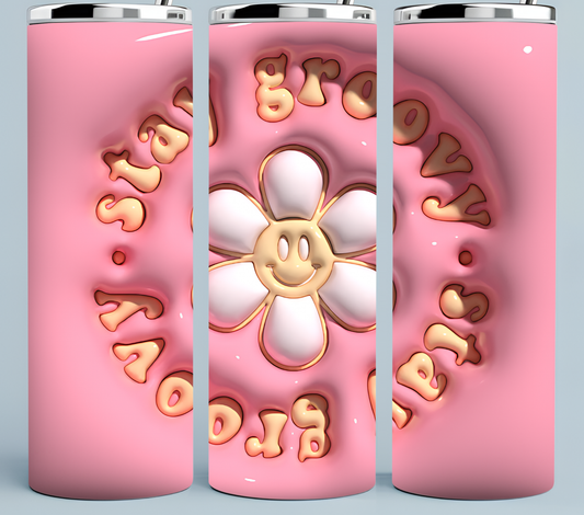 Stay Groovy Daisy Tumbler