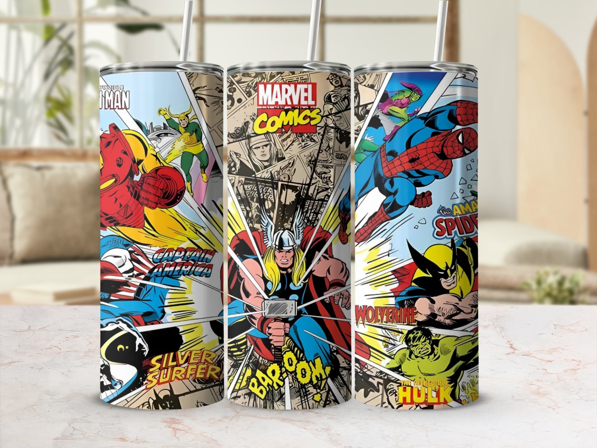 Marvel Comics Superheroes Tumbler Set Marvel Product