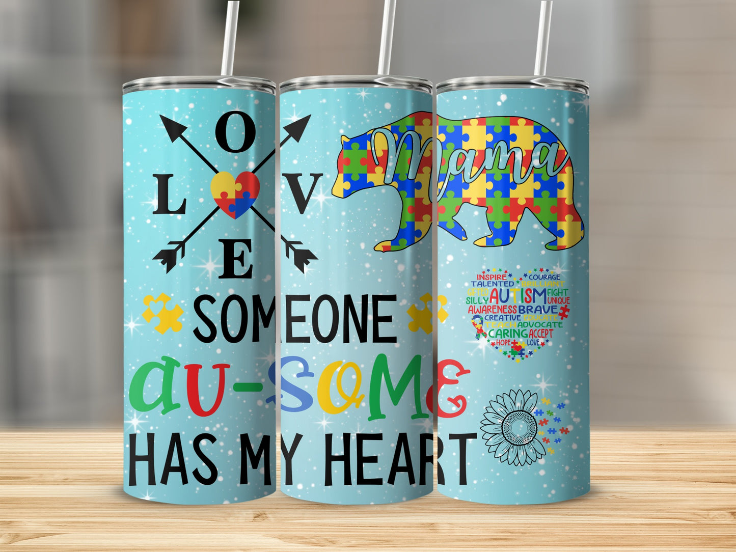 Love Someone Au-Some Has My Heart Tumbler