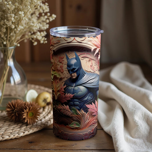 Colorful Vintage Style Batman Art Tumbler