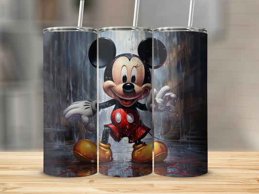 Mickey Mouse Street Art Design Tumbler for Disney Fans