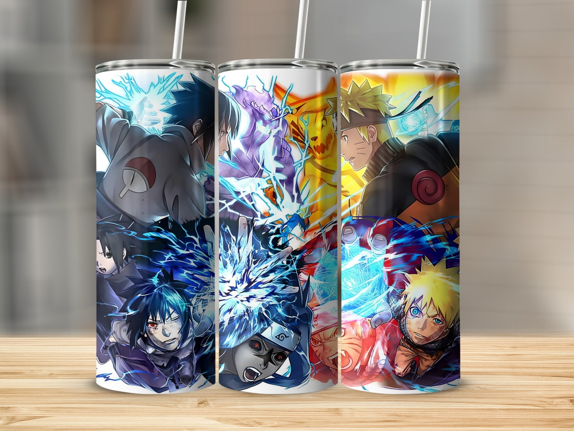 Vibrant Anime Character Design Insulated Tumbler Cup