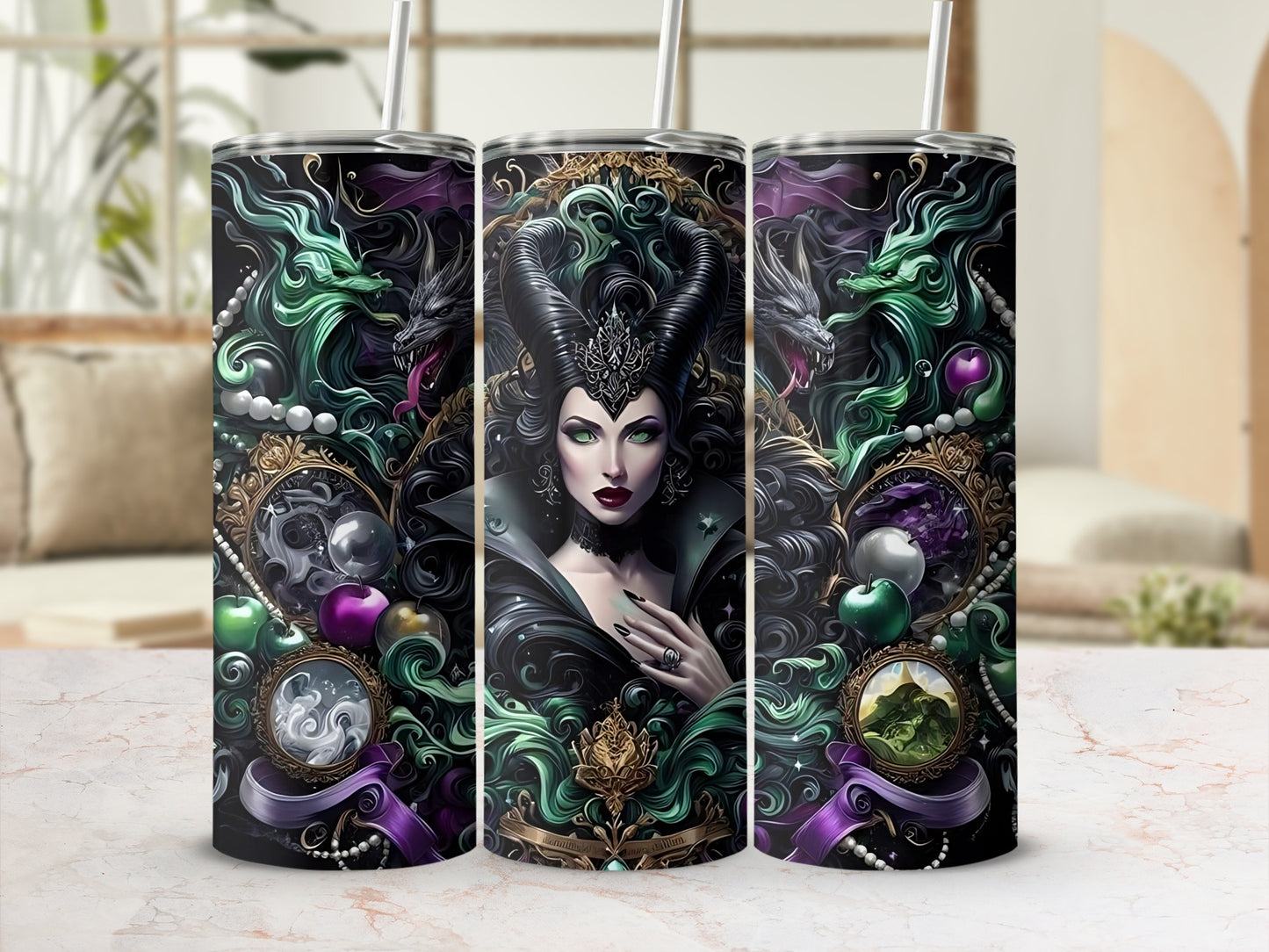 Gothic Queen Art Stainless Steel Tumbler 20oz