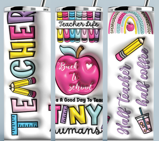 Teacher 3D Tumbler Tiny Humans