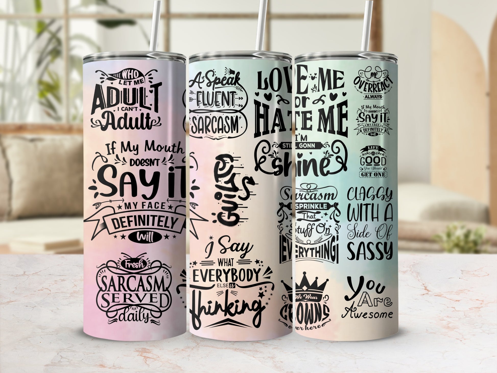 Funny Sarcastic Quotes Stainless Steel Tumbler