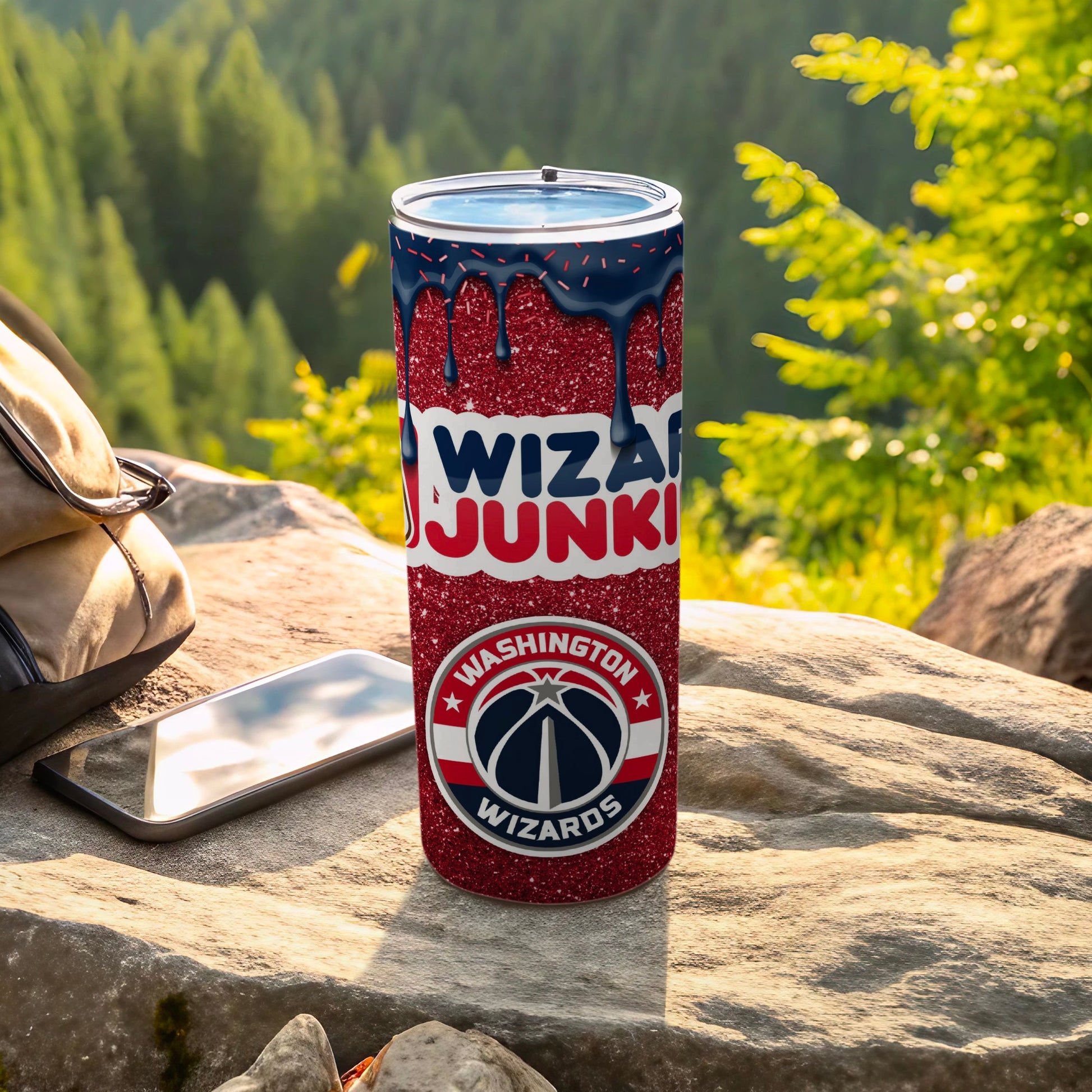 Wizars Junkie Washington Wizards tumbler