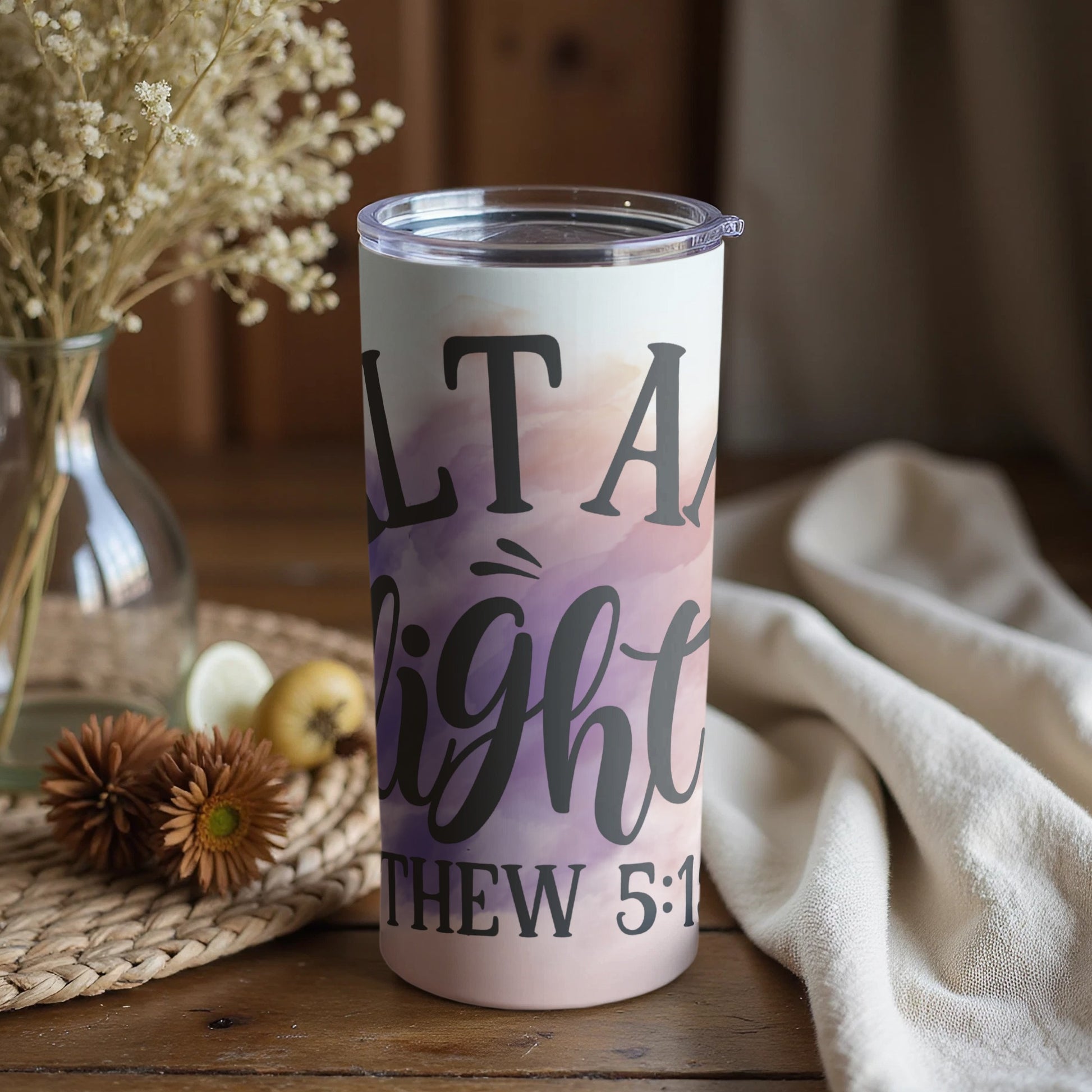 Let Your Light Shine Tumbler Inspirational Gift