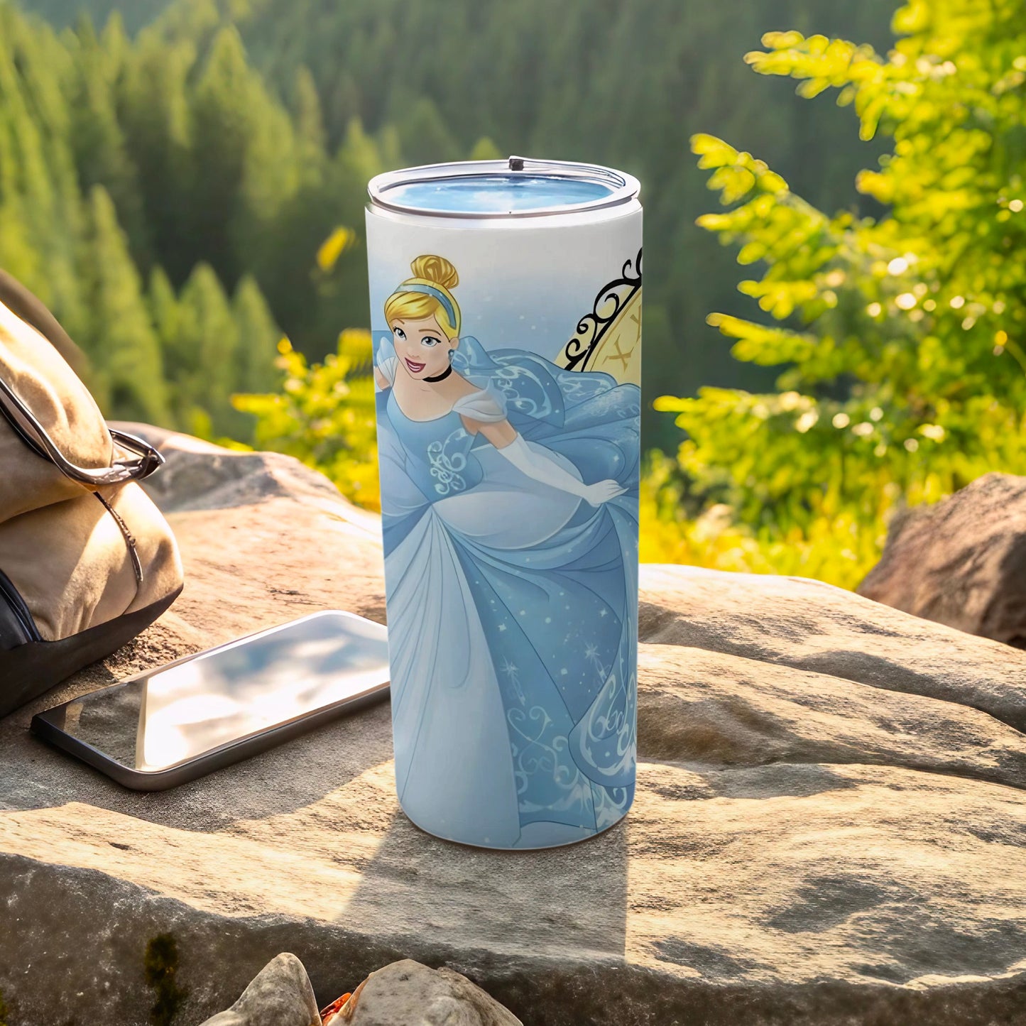 Cinderella Princess Design Insulated Travel Tumbler