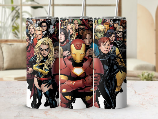 Marvel Superheroes Collage 20oz Tumbler Cup Product