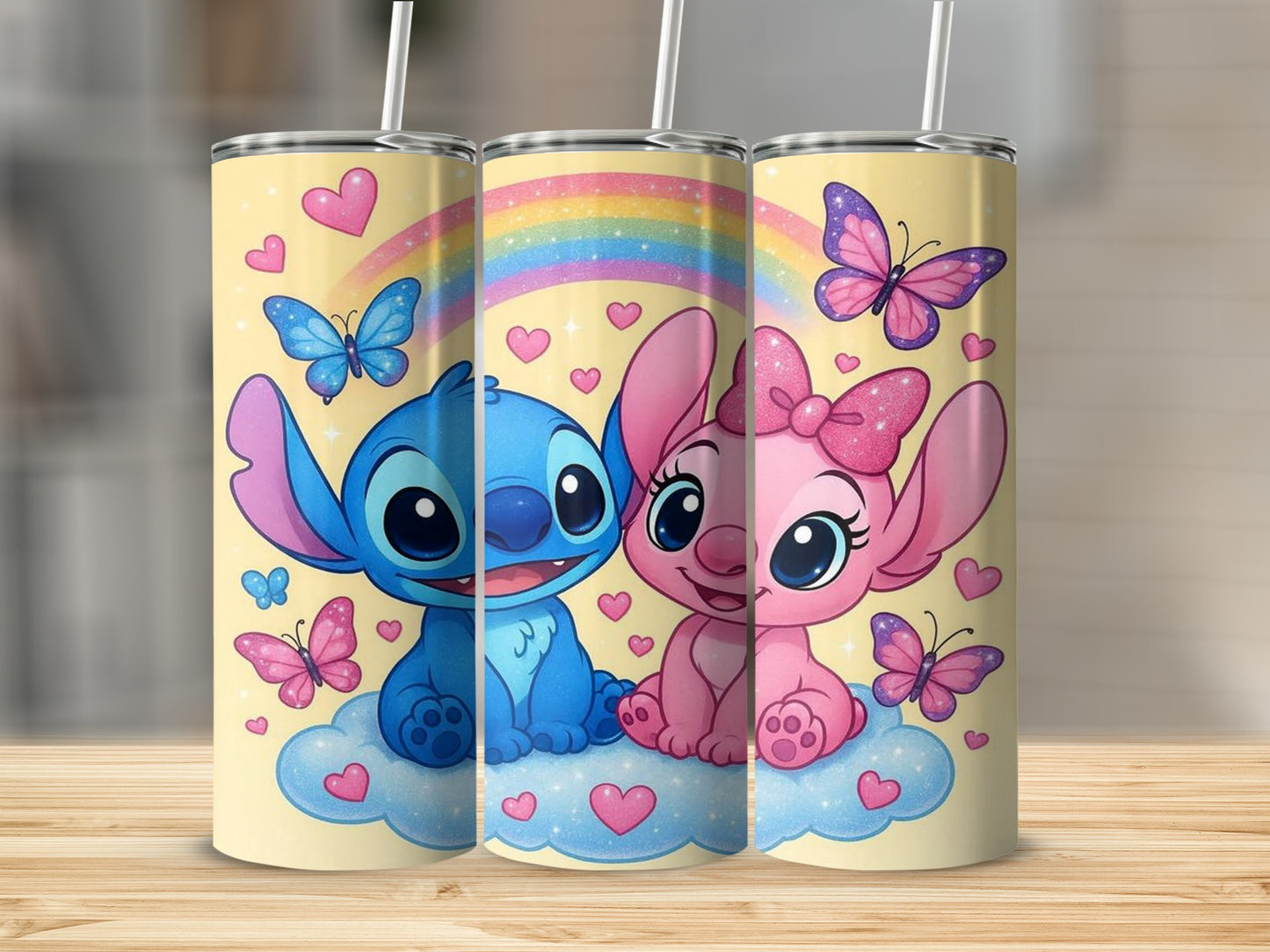 Cute Cartoon Characters with Butterflies Product