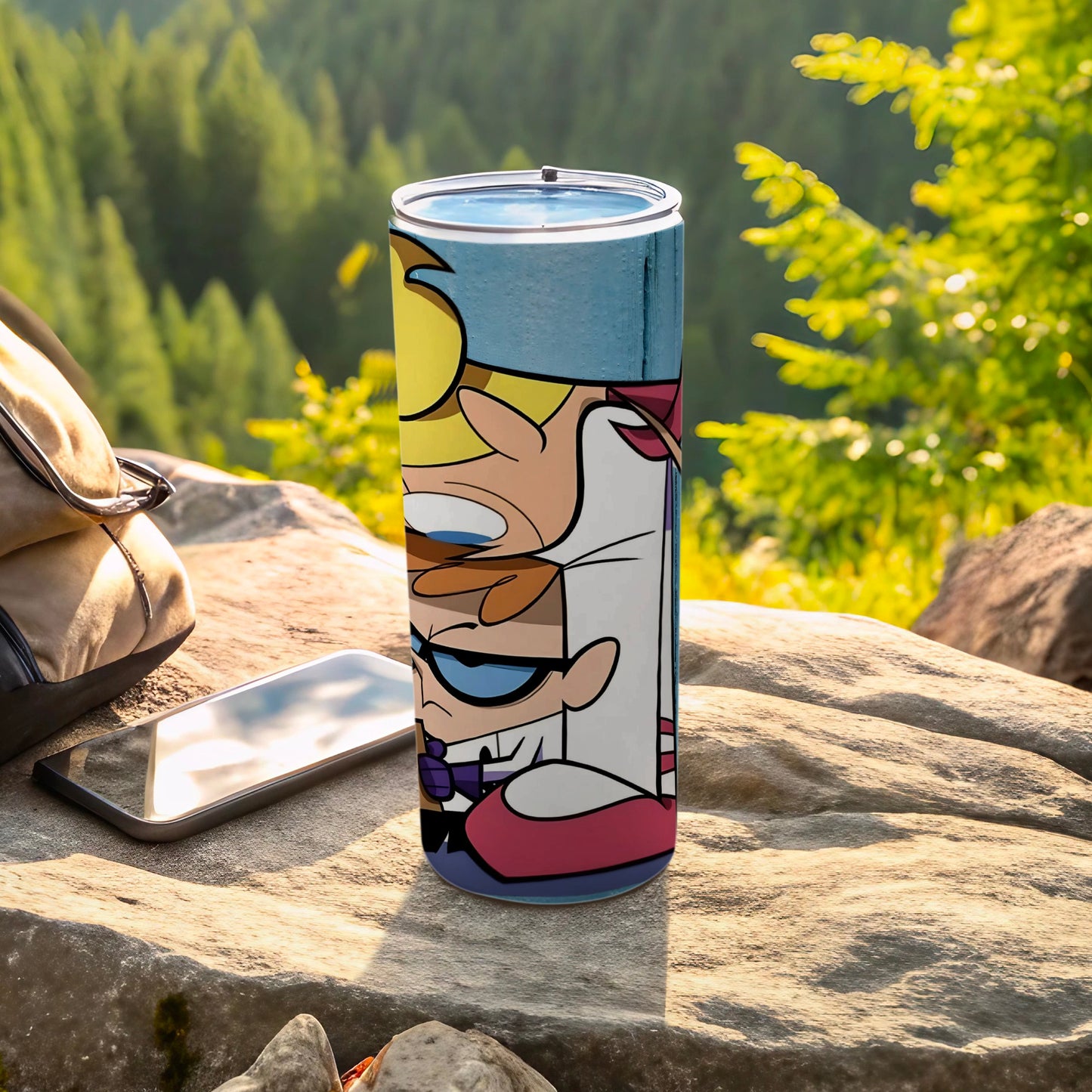 Colorful Cartoon Character Tumbler Perfect for Outdoors