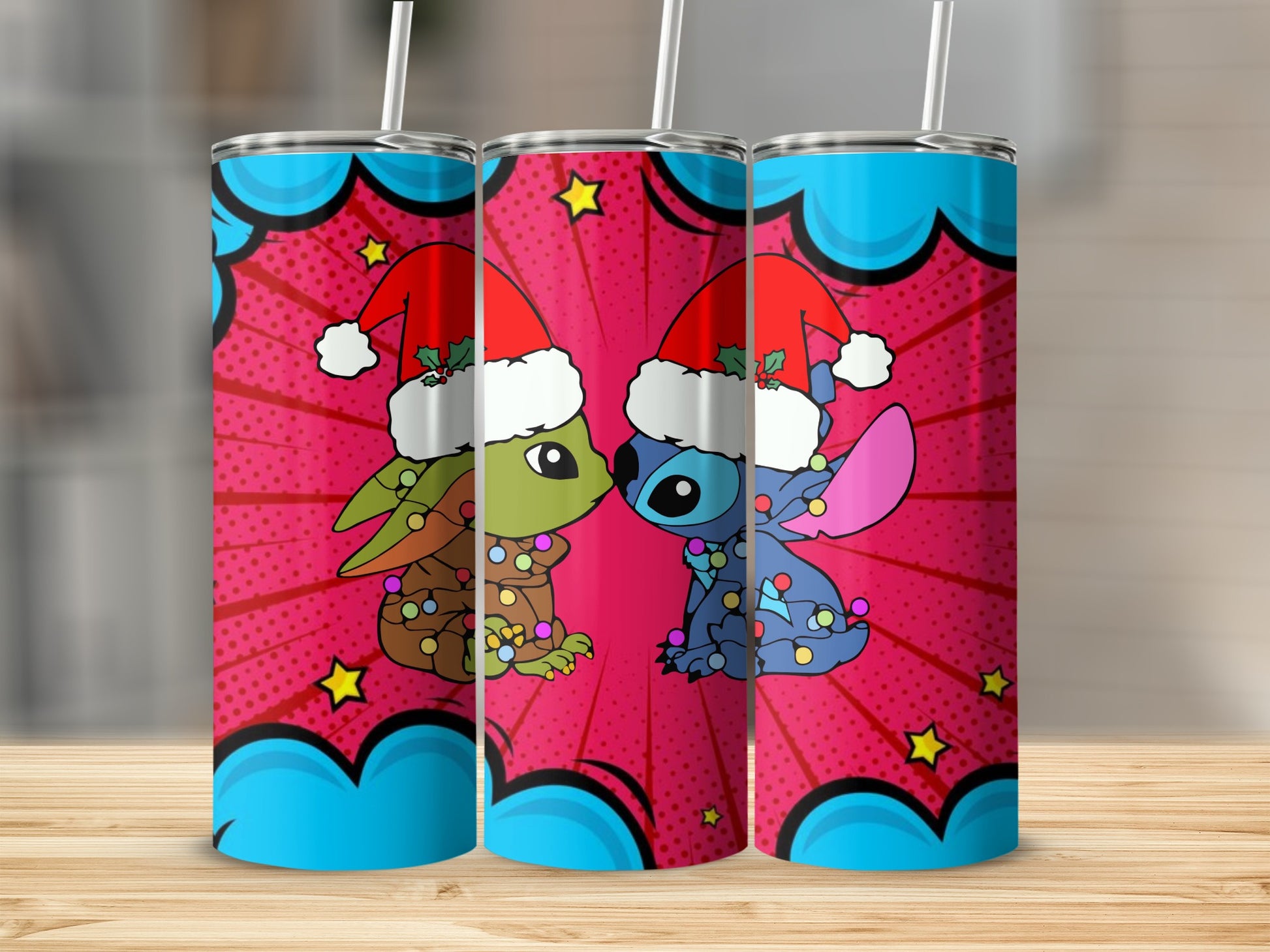 Cute Festive Animation Design Holiday Drinkware