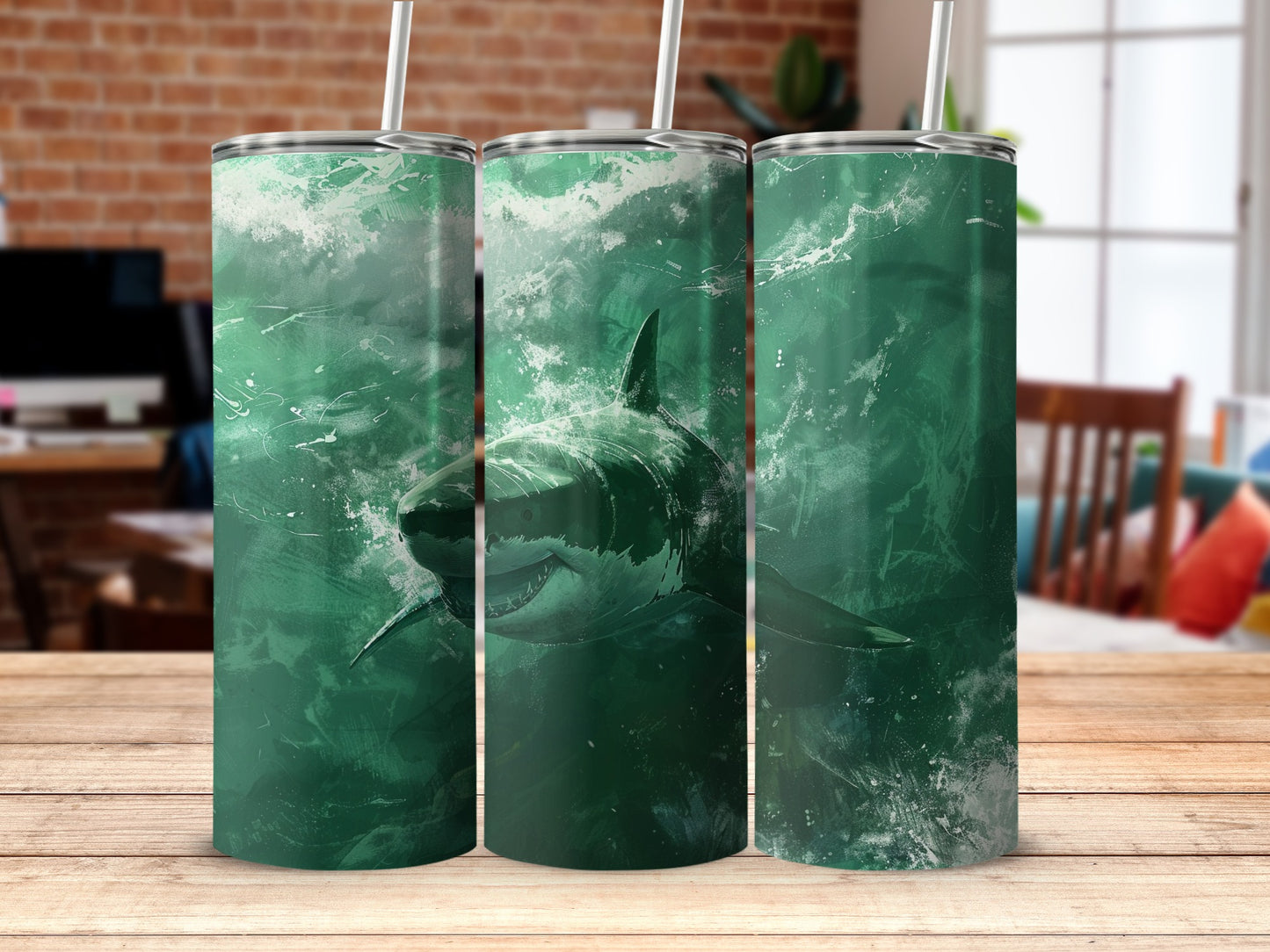 Apex Predator Green Water Shark Design product type