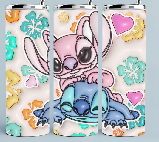 3D Inflated Stitch tumbler